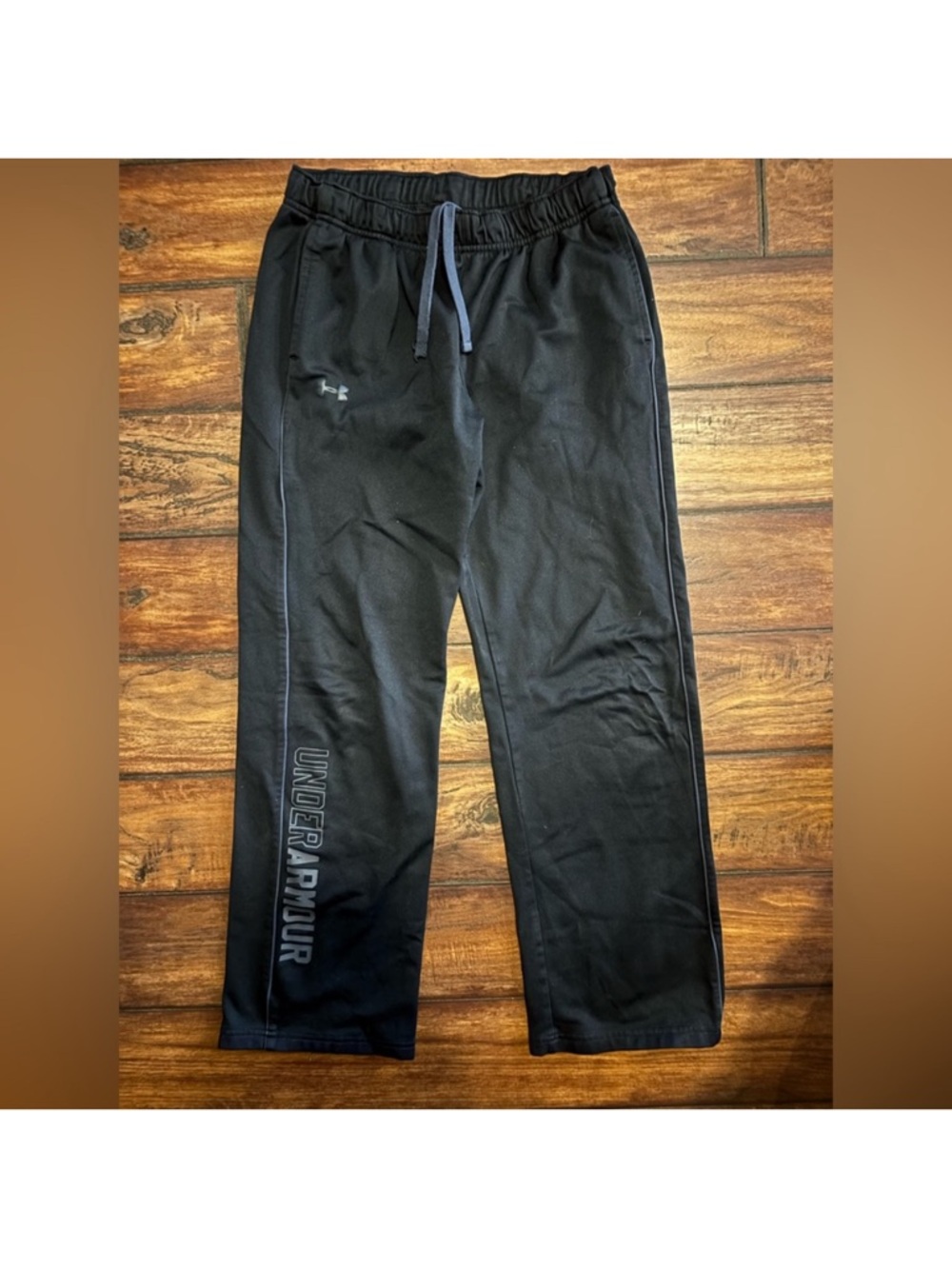 Under Armour Black Jogger Pants with Drawstring & Pockets